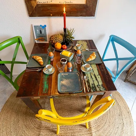 Schlossberg-domizil Mit Weitblick - Arbeitsplatz, Balkon, Netflix, Badewanne & Yogamatte Chemnitz