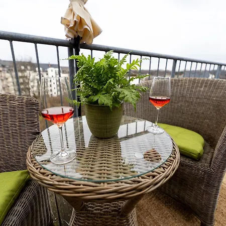 Schlossberg-domizil Mit Weitblick - Arbeitsplatz, Balkon, Netflix, Badewanne & Yogamatte Chemnitz